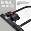 Six Peaks SIC000501 Cycling D-Lock U, Black, One Size