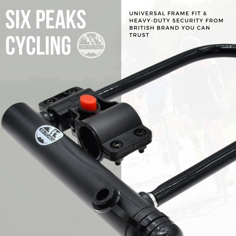 Six Peaks SIC000501 Cycling D-Lock U, Black, One Size