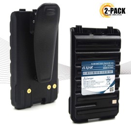 (2-Pack) 7.2V 1800mAh BP-264 Ni-MH Battery for ICOM Radio IC-T70A IC-T70E IC-V80 IC-U80 IC-F3001 IC-F3101D IC-F3103D IC-F4101D F4001 F3003 F4003 with Belt Clip