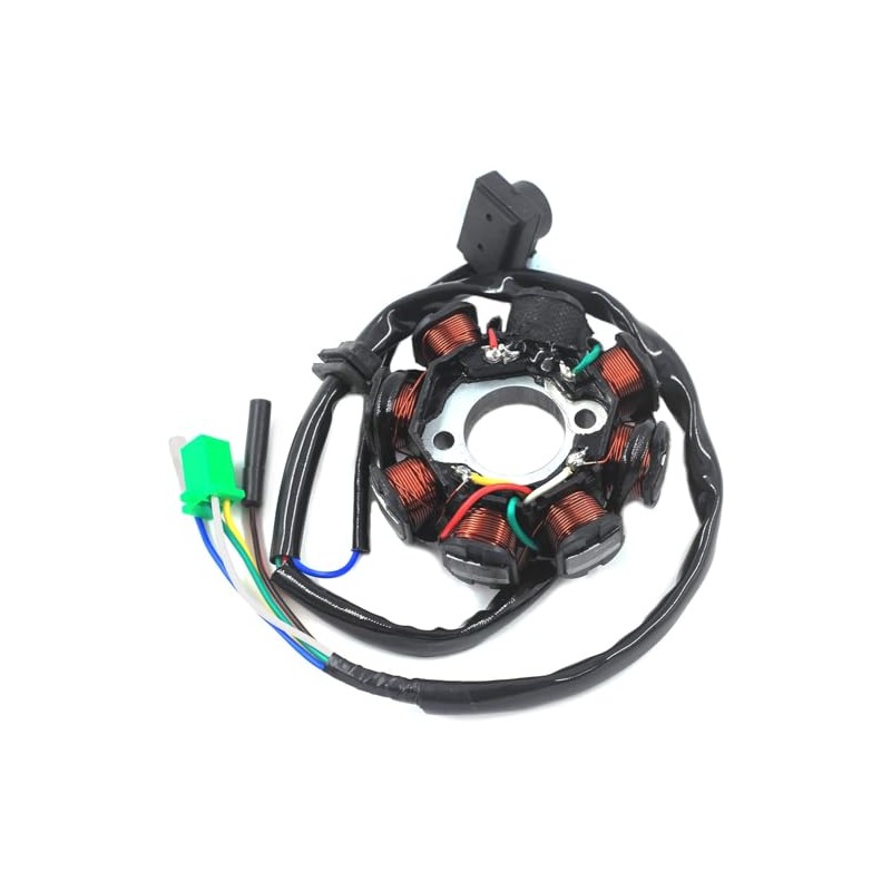 Trkimal Ignition Stator Magneto 5 Wire DC 8-Pin Coil for