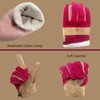 AOUCHI Leather Work Gloves for Women with Cotton Lining, Medium