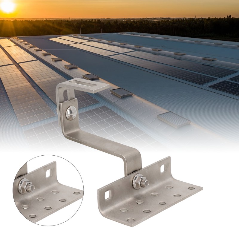 Solar Panel Bracket Stainless Steel Length Position 180° Adjustable Corrosion