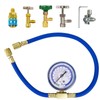 BACOENG R134a Refrigerant Recharge Kit, AC AUTO R134a/R-12/R-22 Freon Refrigerant