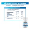 Citrato de Potasio –120 cápsulas. Suplemento mineral que apoya el