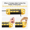 CCCEI 2 Outdoor Power Strips Weatherproof with 8 Plug, Waterproof