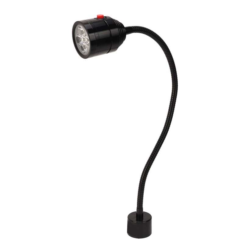 LED Machine Tool Lamp Magnetic Base Flexible Gooseneck 900LM Metal