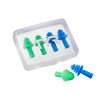TYR Ergo Flex Ear Plugs-4pk Swimming Equipment, Blue/Green, All
