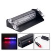 DC 12V Auto Car 8 LED Red and Blue Car