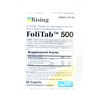 FoliTab 500 Controlled-Released Iron with VIT. C and Folic Acid,