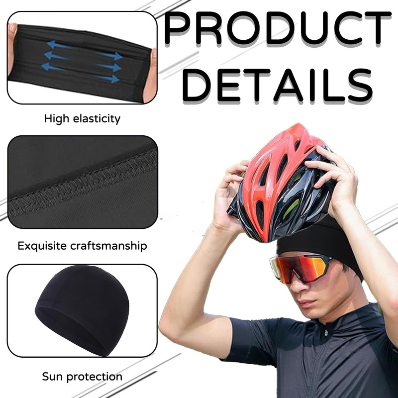 Gyinere Cooling Skull Caps Helmet Liner Cycling Caps Sweat Wicking