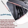 MUXEE 2Pcs Side Vent Window Louvers for Toyota Camry 2025