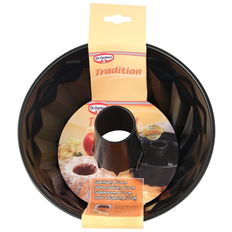 Dr. Oetker Gugelhupfform Ø 22 cm, klassische Backform für köstlichen