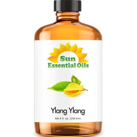Sun Essential Oils 8 oz Ylang Ylang Essential Oil - Aromatherapy Oil