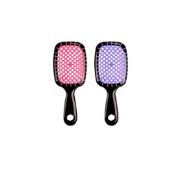 STUDIO LIMITED Detangling Hair Brush Effortlessly Removes Tangles for Curly, Easily Removes Tangles Wet and Dry Hair Static Comb for Smooth Hair All Hair Types (Assorted Color) (2 PCS)