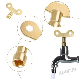 Faucet Key, Faucet Key, Faucet Lock, Tap Protective Cover, Multi-functional, Outdoor, Garden, Kitchen Supplies, Tap Washbasin, Sink Set of 2