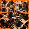 Kochorie 480 Pieces Black Plastic Dinnerware Set for 60 Guests