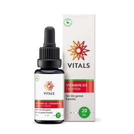 Vitals - Vitamin D3, 700 Tropfen, Cholecalciferol für die Ganze Familie. Die Wirksamste Form von Vitamin D und Unterstützt das Immunsystem. Flüssige öl.