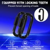 20PCS 2Inch Quick Links,3/16"Black Chain Link Connector,with Heavy Duty Galvanized