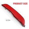 Saihisday Rear Bumper Reflector Red Lens Replacement for Jeep Cherokee