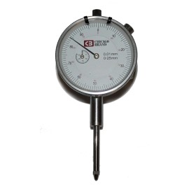 Chicago Brand Dial Indicator 0-25mm 0.01mm Reading #50157 Stainless