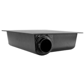 RecPro RV Holding Tank | ABS Plastic | Low Adhesion Surface | Made in The USA (Left Side Drain, 19.5" x 7.375" x 6")
