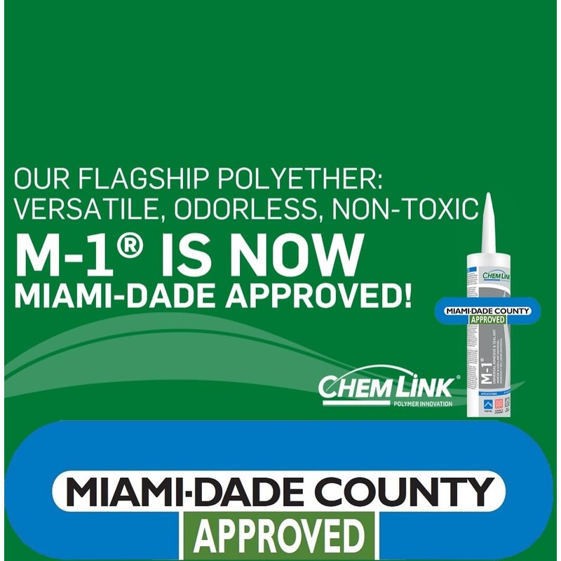 Chemlink M-1 (Gray) Structural Adhesive Sealant 10.1 oz Cartridge (1