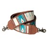 American Darling Saddle Blanket Genuine Leather Crossbody Handle Strap for