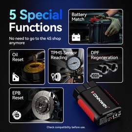KONNWEI OBD2 Scanner Bluetooth w/Bi-Directional Control/Full System Scan
