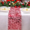 Mtsooning 28 cm x 15 yards Red Table Runner, Shiny