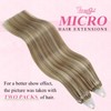 YoungSee Micro Ring Hair Extensions Highlight Micro Human Hair Extensions
