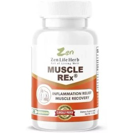 Zen Life Herb Muscle REx - Joint Muscle & Nerve Support - Relax Aches & Chronic Discomfort ...