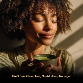 Nippon Matcha – Organic Premium Ceremonial Grade Japanese Matcha Green Tea Powder – First Harvest from Uji, Kyoto – USDA Certified, Stone-Ground, Smooth & Vibrant (100g/3.53oz)