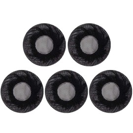 KESYOO Hair Net Bun Net Stylish Ballet Chignon Net Fine Mesh Elastic Fabric Nurse Black (Pack of 5)