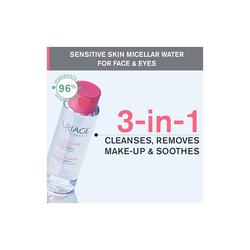 Uriage Thermal Micellar Water Sensitive Skin 8.4 Oz.