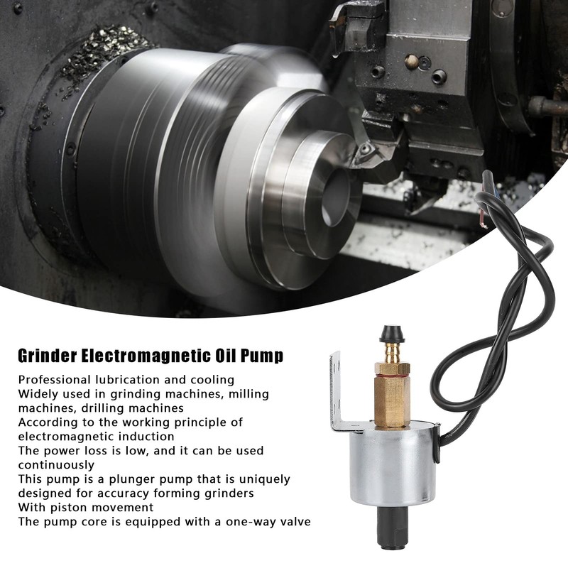 Electromagnetic Lubrication Oil Pump, 400‑500cc/min Dustproof Grinding Machine Electromagnetic Oil