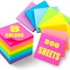 800 Sheets Sticky Notes， 3x3 Inches Bright Colors Self-Stick Pads，