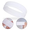 choyaxo 12Pcs White Headbands Sport Headbands Soft Stretchy Hair Accessories