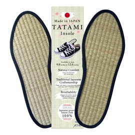 Japanese Rush Grass Tatami Insoles Sweat-Absorbing Breathable Suitable for Any Shoes (11.02 Inches)