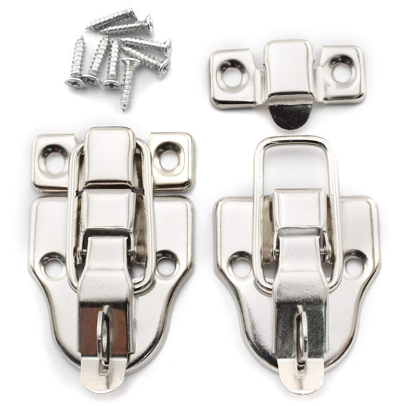 SDTC Tech 2-Pack Retro Silver Style Box Toggle Latch Antique