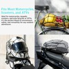 2PCS Motorcycle Cargo Net, Durable Motorcycle Luggage Straps with Hooks,