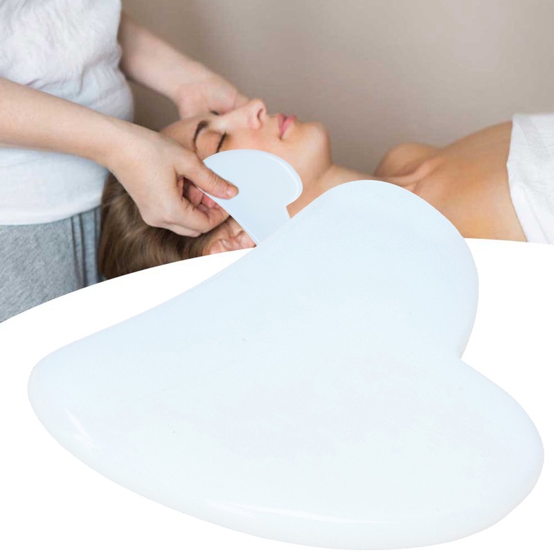 Scraping Plate Scraper Massager HeartShaped Board for Face Shoulder Leg