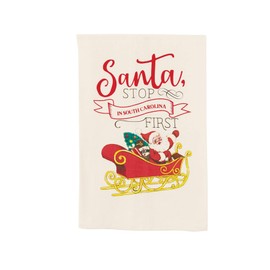 Mud Pie Illinois Stop Here Christmas Towel