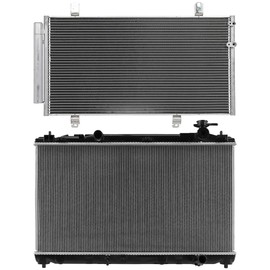 OCPTY Aluminum Radiator Replacement 2010-2011 for Toyota for Camry Replacement CU13159, CU13160 Plastic Radiator Auto Parts Complete radiator Radiator Engine Coolant Radiator Assembly Radiator