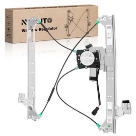 NPAUTO Front Driver Side Power Window Regulator with Motor fit for 2002-2009 Chevy Trailblazer EXT, GMC Envoy XL XUV, 2004-2007 Buick Rainier, 2003-2008 Isuzu Ascender, Olds Bravada, Saab 9-7X, Left