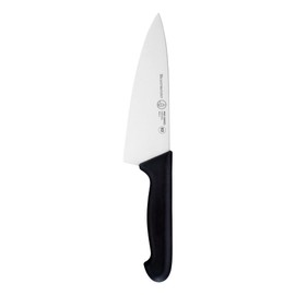 Messermeister Pro Series 6” Wide-Blade Chef’s Knife - German X50 Stainless Steel & NSF-Approved PolyFibre Handle - 15-Degree Edge, Rust Resistant & Easy to Maintain - Made in Portugal