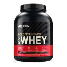 Suplemento Optimum Nutrition Proteína Gold Standard 100% Whey sabor café de 2.27kg polvo