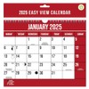 2025 Wall Calendar Easy View Planner 1 Month Per Page