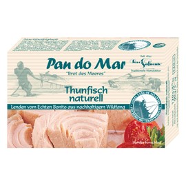 Pan do Mar Tuna Natural Pack of 5 x 120 g