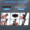 MICTUNING High Brightness Wireless LED Strobe Light 8 Colors Rechargeable