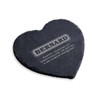 Untersetzer aus Schiefer, Herzform, personalisierbar – Pastis-Design – originelle Geschenkidee